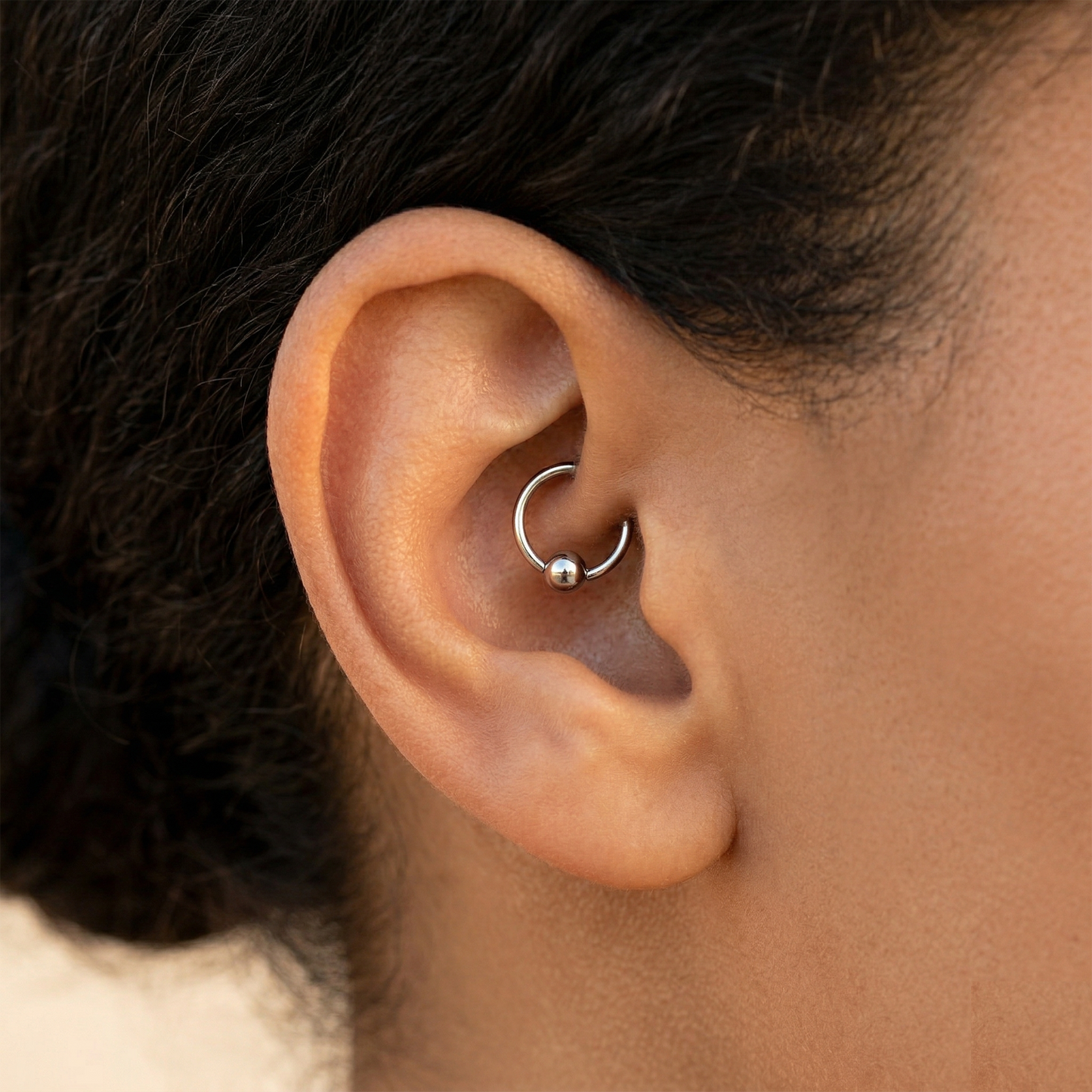 Titanium Captive Bead Ring