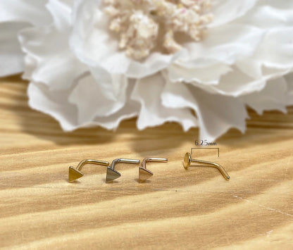 ✨ Surgical Steel Round Flat Top Nose Stud