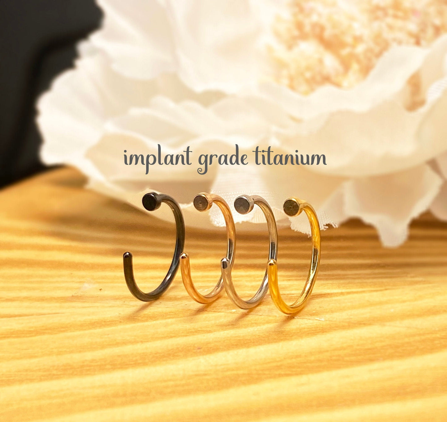 ✨ Titanium Classic Nose Hoop Ring